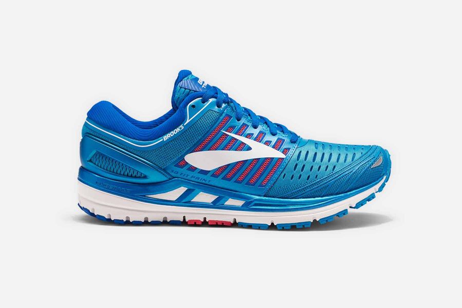 Brooks Transcend 5 Womens Australia - Road Running Shoes - Blue (35-SKOFZ)